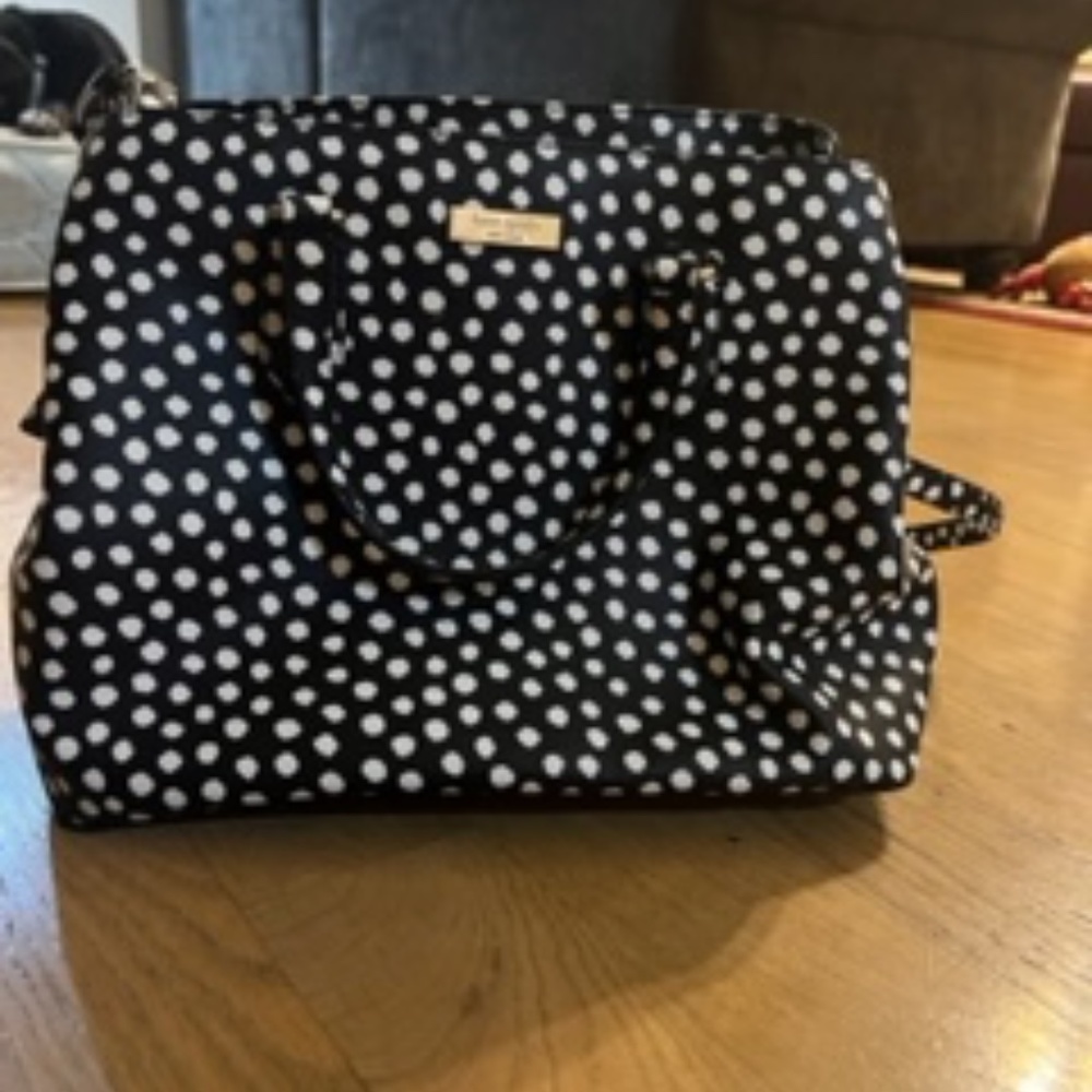 Kate Spade Black and White Polka Dot Purse